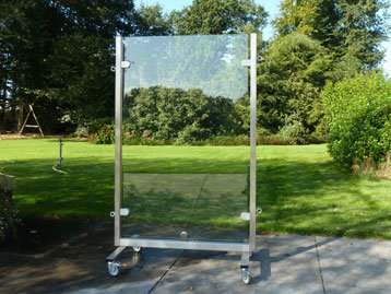 investering Afkorting overschrijving verplaatsbaar RVS windscherm met gehard veiligheidsglas, hoge kwaliteit materialen - Premonta mobiele windschermen investering Afkorting overschrijving verplaatsbaar RVS windscherm met gehard veiligheidsglas, hoge kwaliteit materialen - Premonta mobiele windschermen